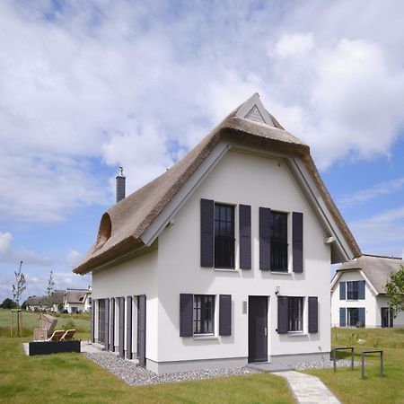 Reetland Am Meer - Luxusplus Reetdachvilla Mit 4 Schlafzimmern, Aussensauna, Loungebereich Und Kamin G07 德兰斯克 外观 照片
