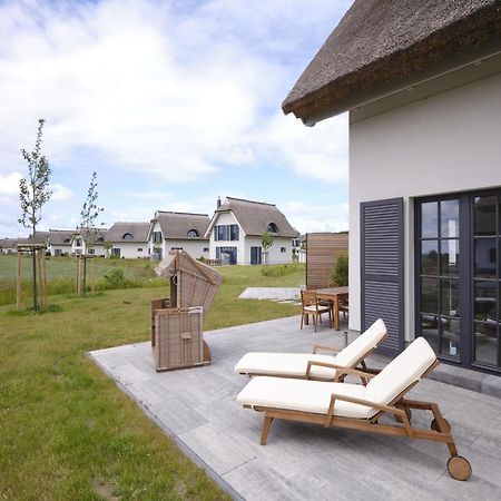 Reetland Am Meer - Luxusplus Reetdachvilla Mit 4 Schlafzimmern, Aussensauna, Loungebereich Und Kamin G07 德兰斯克 外观 照片