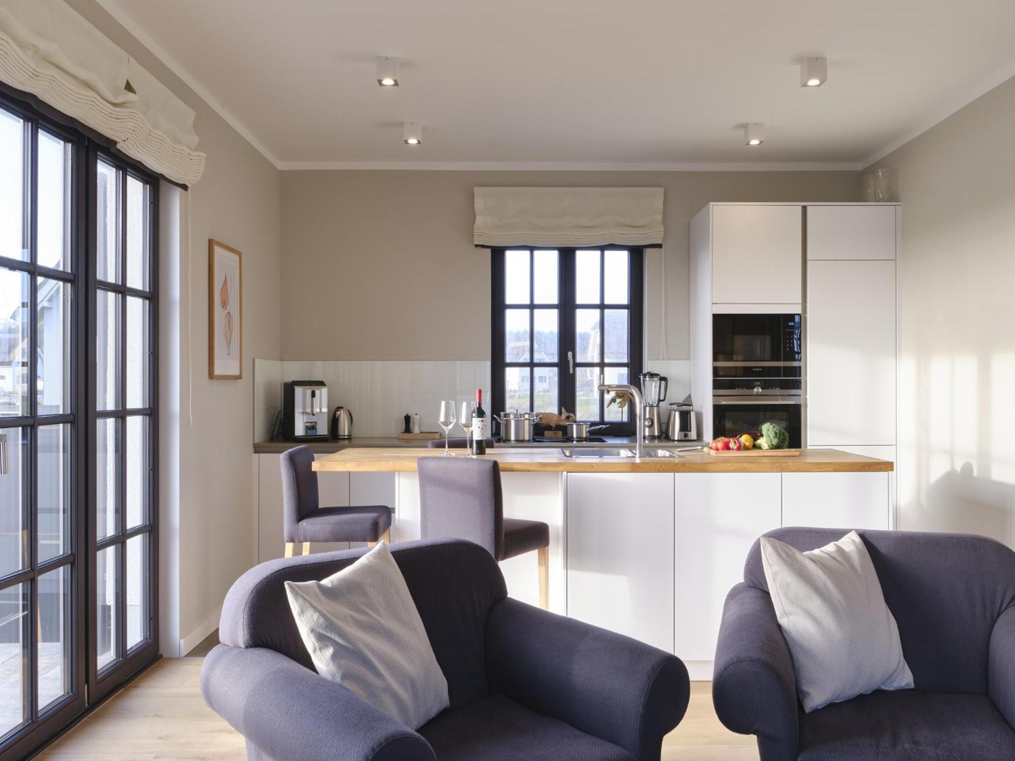 Reetland Am Meer - Luxusplus Reetdachvilla Mit 4 Schlafzimmern, Aussensauna, Loungebereich Und Kamin G07 德兰斯克 外观 照片